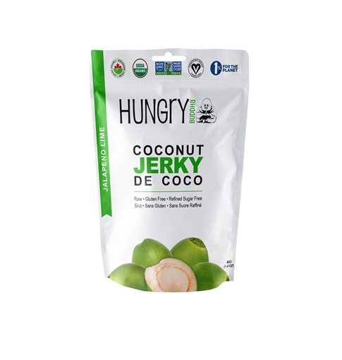 Picture of Buddha Brands Co. Hungry Buddha Coconut Jerky, Jalapeno Lime 40g