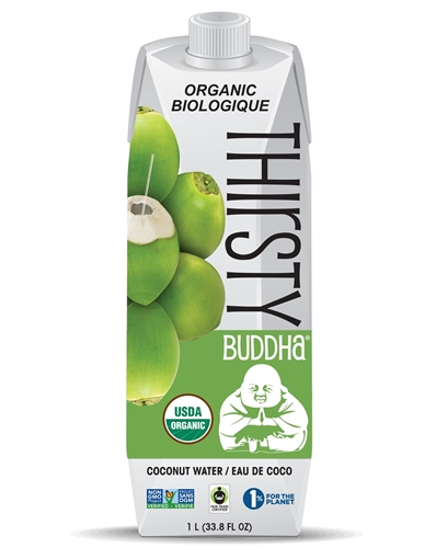 Picture of Buddha Brands Co. Thirsty Buddha Organic Coconut Water, 1L