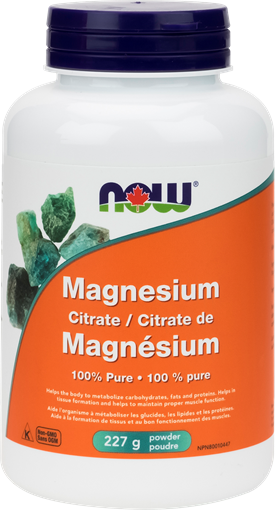 Picture of NOW Foods NOW Foods Magnesium Citrate Powder, 227g
