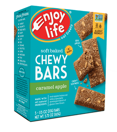 Picture of Enjoy Life Foods Enjoy Life Baked Chewy Bars, Caramel Apple 5x33g