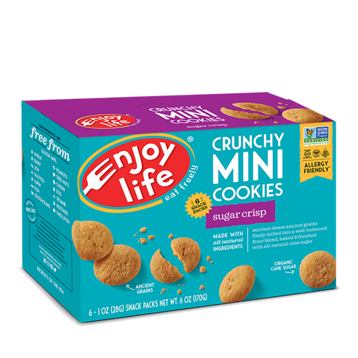 Picture of Enjoy Life Foods Enjoy Life Crunchy Mini Cookies, Sugar Crisp 6x28g
