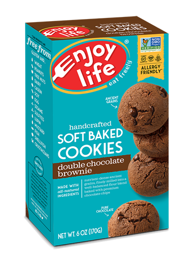 Picture of Enjoy Life Foods Enjoy Life Soft Baked Cookies, Double Chocolate Brownie 170g