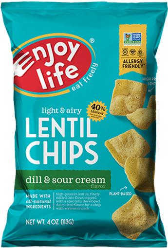 Picture of Enjoy Life Foods Enjoy Life Lentil Chips, Dill & Sour Cream 113g