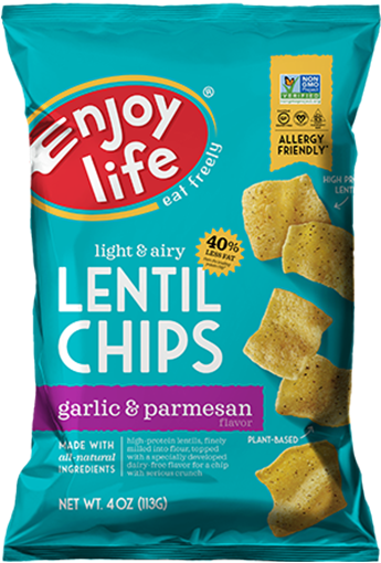 Picture of Enjoy Life Foods Enjoy Life Lentil Chips, Garlic & Parmesan 113g