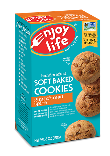 Picture of Enjoy Life Foods Enjoy Life Soft Baked Cookies, Gingerbread Spice 170g