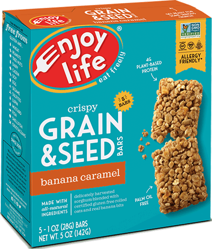 Picture of Enjoy Life Foods Enjoy Life Grain & Seed Bars, Banana Caramel 5x28g