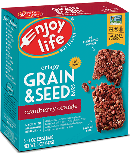 Picture of Enjoy Life Foods Enjoy Life Grain & Seed Bars, Cranberry Orange 5x28g