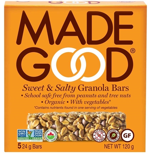 Picture of Made Good Made Good Granola Bars, Sweet and Salty 5x24g