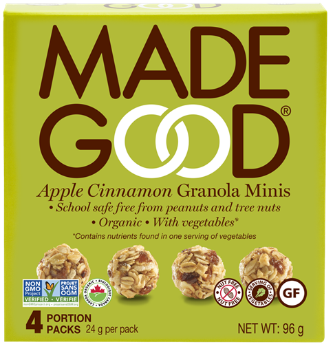 Picture of Made Good Apple Cinnamon Granola Minis, 6 Boxes, 4x24g