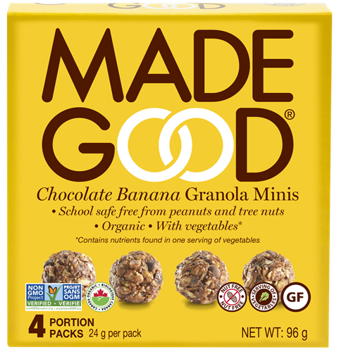 Picture of Made Good Chocolate Banana Granola Minis, 6 Boxes, 4x24g