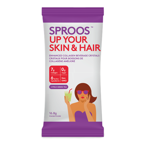 Picture of Sproos Sproos Up Your Skin & Hair, Citrus Green Tea 15.7g