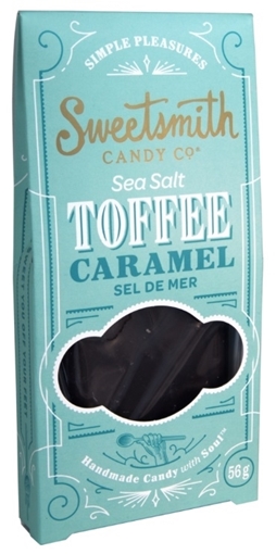 Picture of SweetSmith Candy Co. Sweetsmith Candy Co. Toffee Caramel, Sea Salt 56g