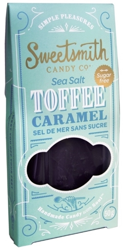 Picture of SweetSmith Candy Co. Sweetsmith Candy Co. Sea Salt Toffee Caramel, Sugar Free 56g