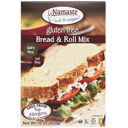 Picture of Namaste Foods Namaste Foods Gluten Free Bread & Roll Mix, 453g