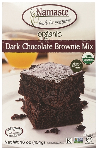 Picture of Namaste Foods Namaste Foods Gluten Free Dark Chocolate Brownie Mix, 453g
