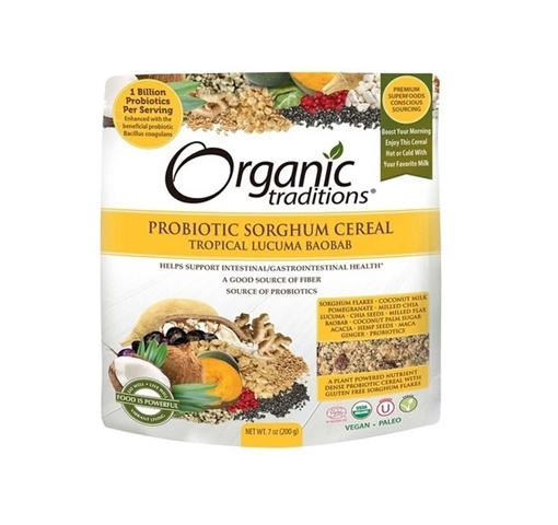 Picture of Organic Traditions Organic Traditions Probiotic Cereal Lucuma Baobab