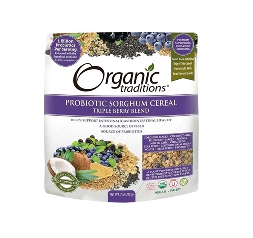Picture of Organic Traditions Organic Traditions Probiotic Cereal Triple Berry