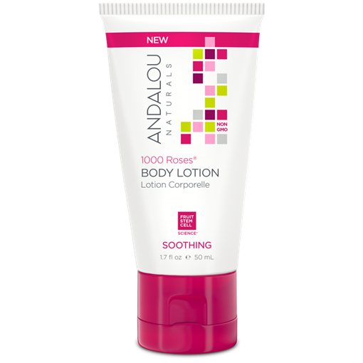 Picture of Andalou Naturals Andalou Naturals 1000 Roses Soothing Travel Body Lotion, 50ml