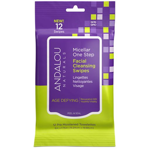Picture of Andalou Naturals Andalou Naturals Age Defying Facial Swipes, 12 Wipes