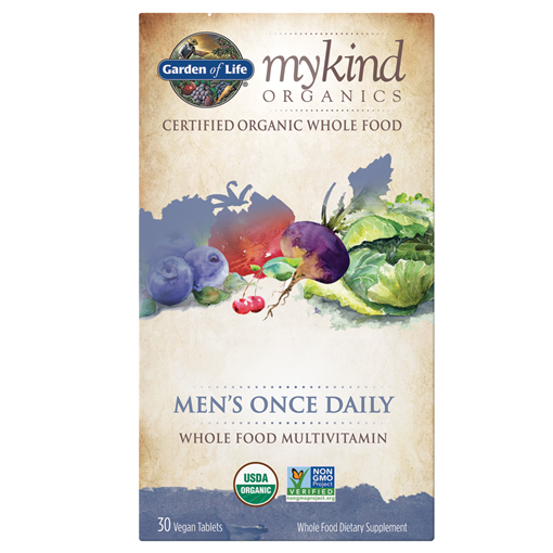 Picture of Garden of Life mykind Organics Men's Once Daily Multi, 30 Count