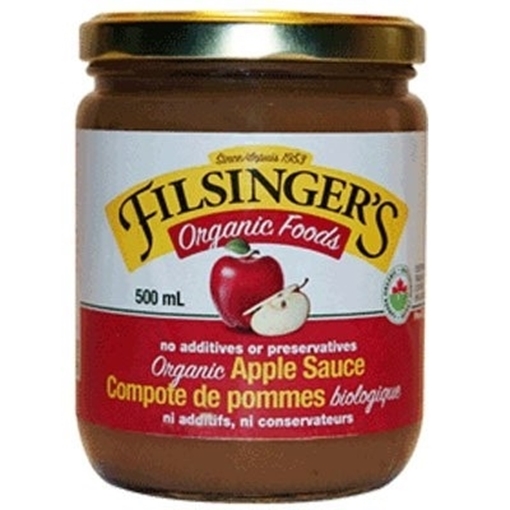 Picture of Filsinger's Organic Foods Filsinger's Organic Foods, Organic Apple Sauce 500mL