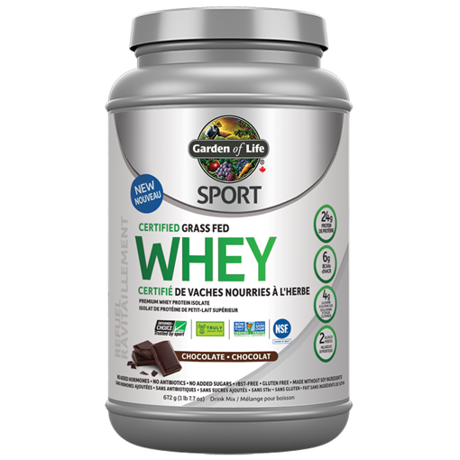 Picture of Garden of Life Garden of Life SPORT Certified Grass Fed Whey Chocolate, 672g