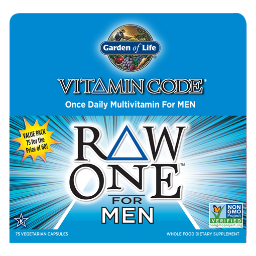 Picture of Garden of Life Garden of Life Vitamin Code Raw One for Men, 75 Count