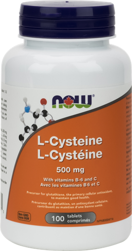 Picture of NOW Foods NOW Foods L-Cysteine 500mg, 100 Tablets