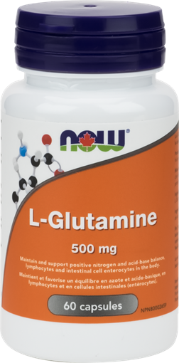 Picture of NOW Foods NOW Foods L-Glutamine 500mg, 60 Capsules