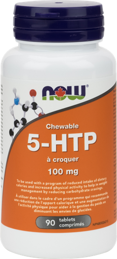 Picture of NOW Foods NOW Foods 5-HTP 100mg Chewable, 90 Tablets