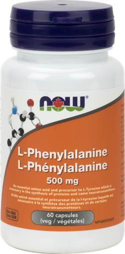 Picture of NOW Foods NOW Foods L-Phenylalanine 500mg, 60 Capsules