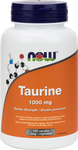 Picture of NOW Foods NOW Foods  Taurine 1000mg, 100 Capsules