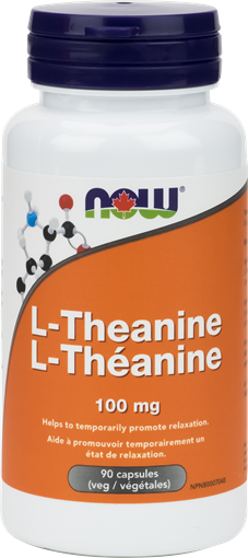 Picture of NOW Foods NOW Foods  L-Theanine 100 mg, 90 Capsules