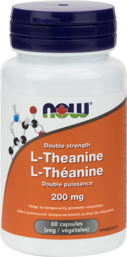 Picture of NOW Foods NOW Foods L-Theanine 200mg, 60 Capsules