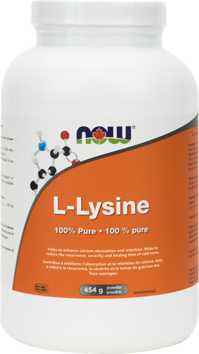 Picture of NOW Foods NOW Foods Lysine Powder, 454g