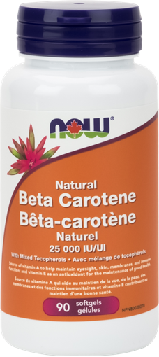 Picture of NOW Foods NOW Foods Beta Carotene 25,000 IU, 90 Softgels