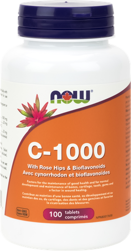 Picture of NOW Foods NOW Foods C-1000 with Rosehips and Bioflavonoids, 100 Tablets