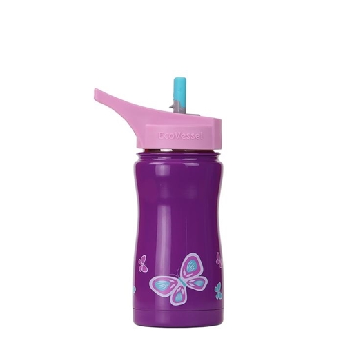 Picture of Eco Vessel LLC Eco Vessel The Scout Stainless Steel Water Bottle, Butterfly 400ml