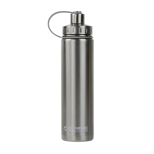 Picture of Eco Vessel LLC Eco Vessel The Boulder Insulated Bottle, Silver 700ml