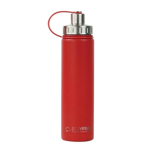 Picture of Eco Vessel LLC Eco Vessel The Boulder Insulated Bottle, Jazz Red 700ml