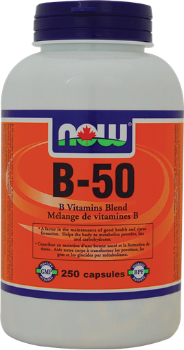 Picture of NOW Foods NOW Foods B-50 Complex, 250 Capsules