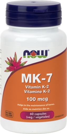 Picture of NOW Foods NOW Foods  MK-7 Vitamin K-2 100mcg, 60 Capsules