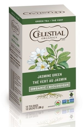 Picture of Celestial Tea Celestial Tea Organics Jasmine Green, 18 Bags