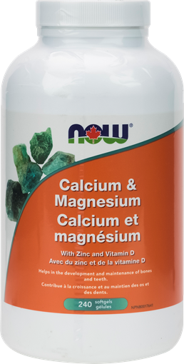 Picture of NOW Foods NOW Foods Calcium and Magnesium, 240 Softgels