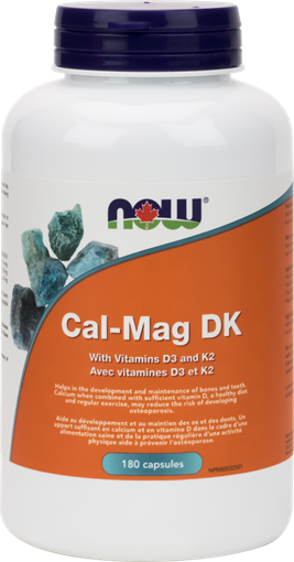 Picture of NOW Foods NOW Foods Calcium and Magnesium DK, 180 Capsules