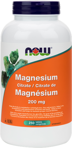 Picture of NOW Foods NOW Foods Magnesium Citrate 200mg, 250 Tablets