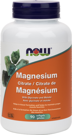 Picture of NOW Foods NOW Foods Magnesium Citrate, 90 Softgels