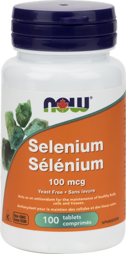 Picture of NOW Foods NOW Foods Selenium 100mcg, 100 Tablets