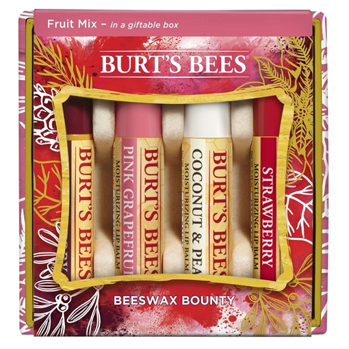 Picture of Burts Bees Burt's Bees Holiday 2018 Bounty Fruit Mix Kit, 4x4.25g