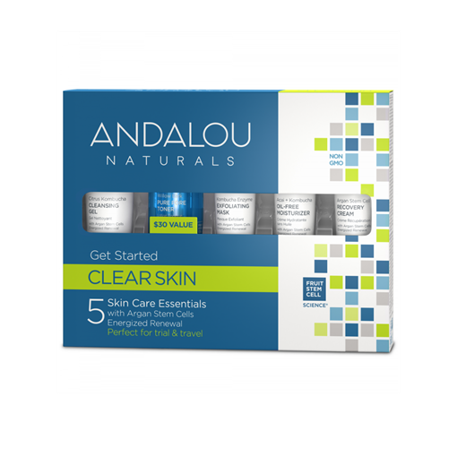 Picture of Andalou Naturals Andalou Naturals Clear Skin Get Started Kit, 5 Pack Set